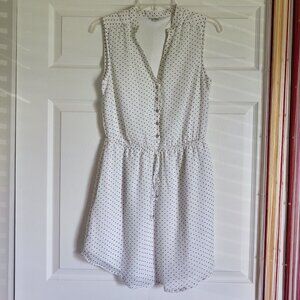 White Guess Polka Dot Dress